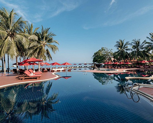 Beachfront Freeform Swimming Pool